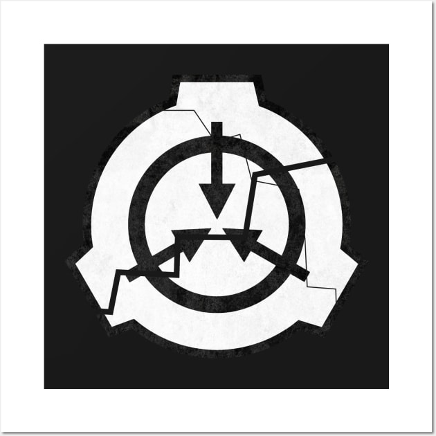 Cracked SCP Logo Wall Art by Rebellion10